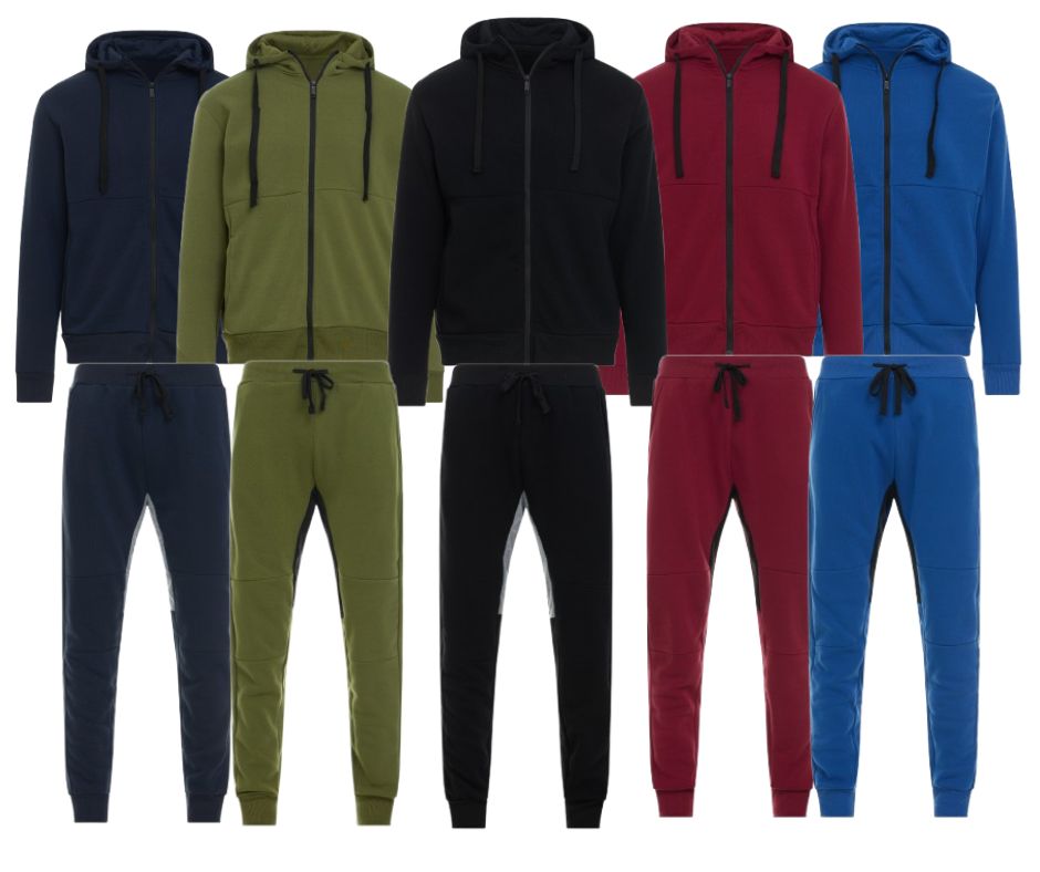 {2-Piece} Men’s Tech Fleece Full-Zip Hoodie & Jogger Set (S-3XL)