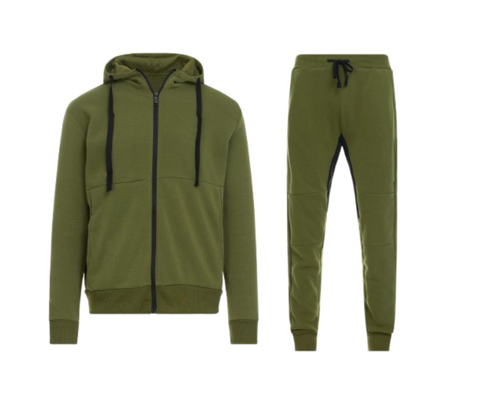 {2-Piece} Men’s Tech Fleece Full-Zip Hoodie & Jogger Set (S-3XL)