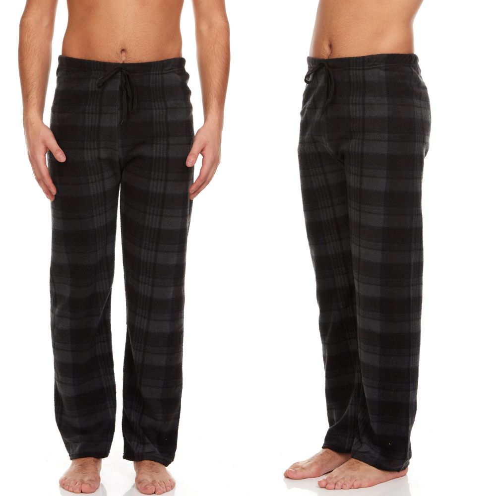 (3-Pack) Men's Microfleece Lounge Pajama Pants