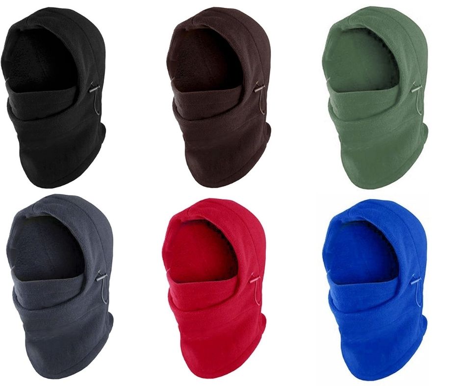 3-Pack: Unisex Fleece Balaclava Winter Hat Mask