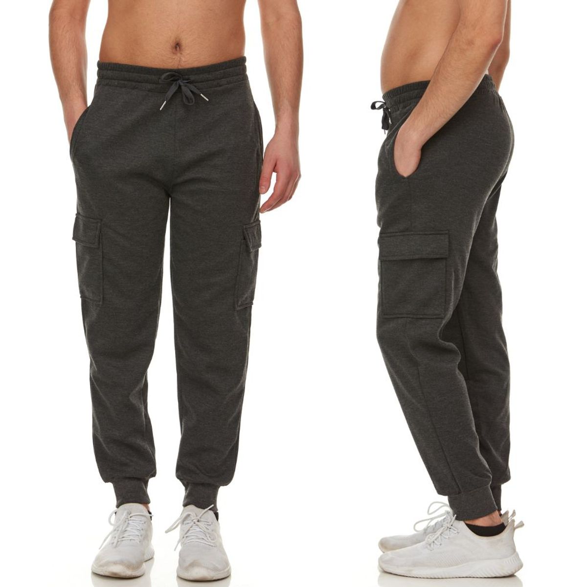 Men's Jogger Pants with Cargo Pockets (3-Pack)