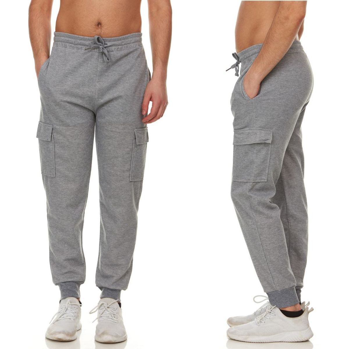 Men's Jogger Pants with Cargo Pockets (3-Pack)