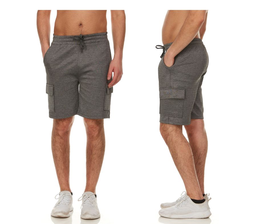 Men's Moisture-Wicking Cargo Shorts (3-Pack)