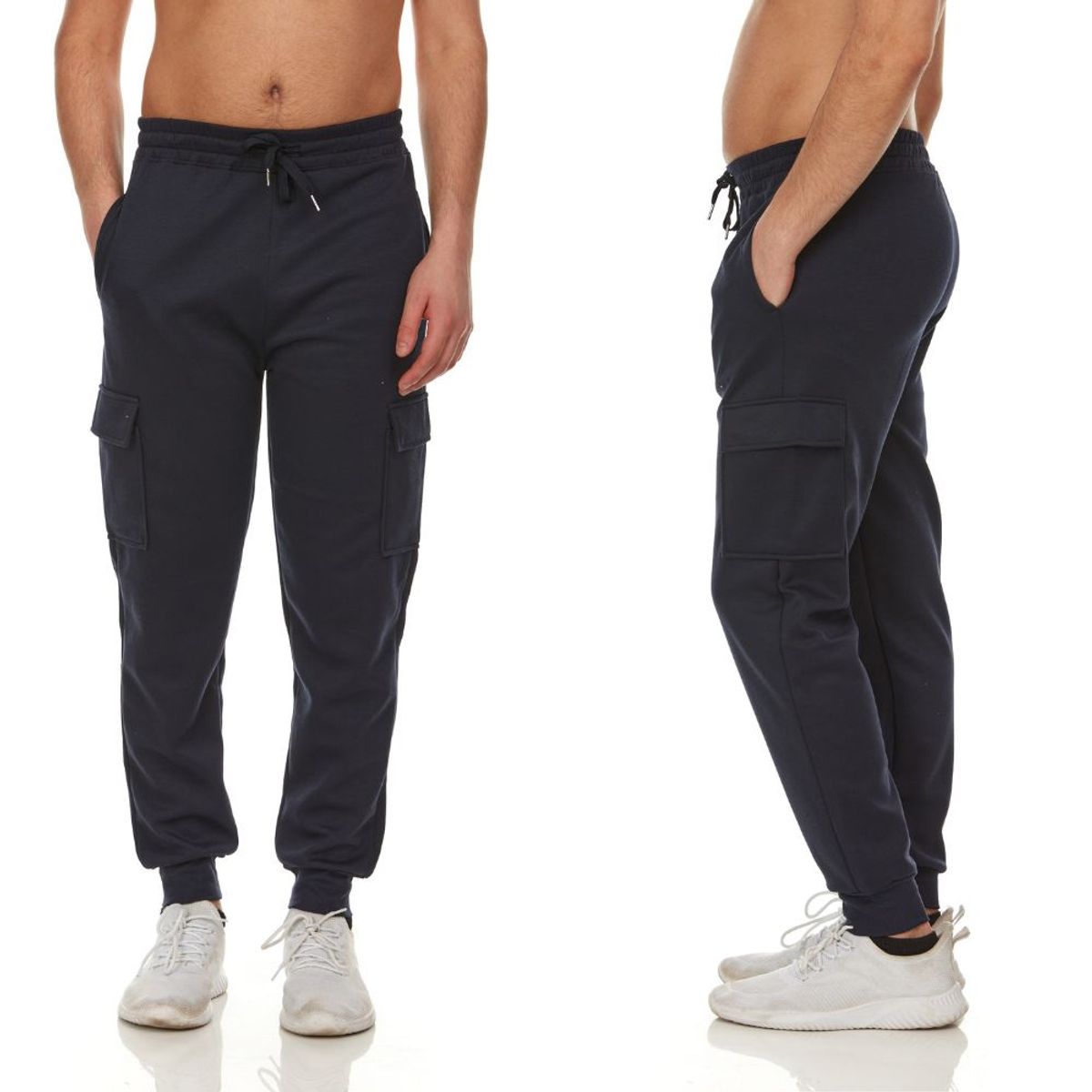 Men's Jogger Pants with Cargo Pockets (3-Pack)