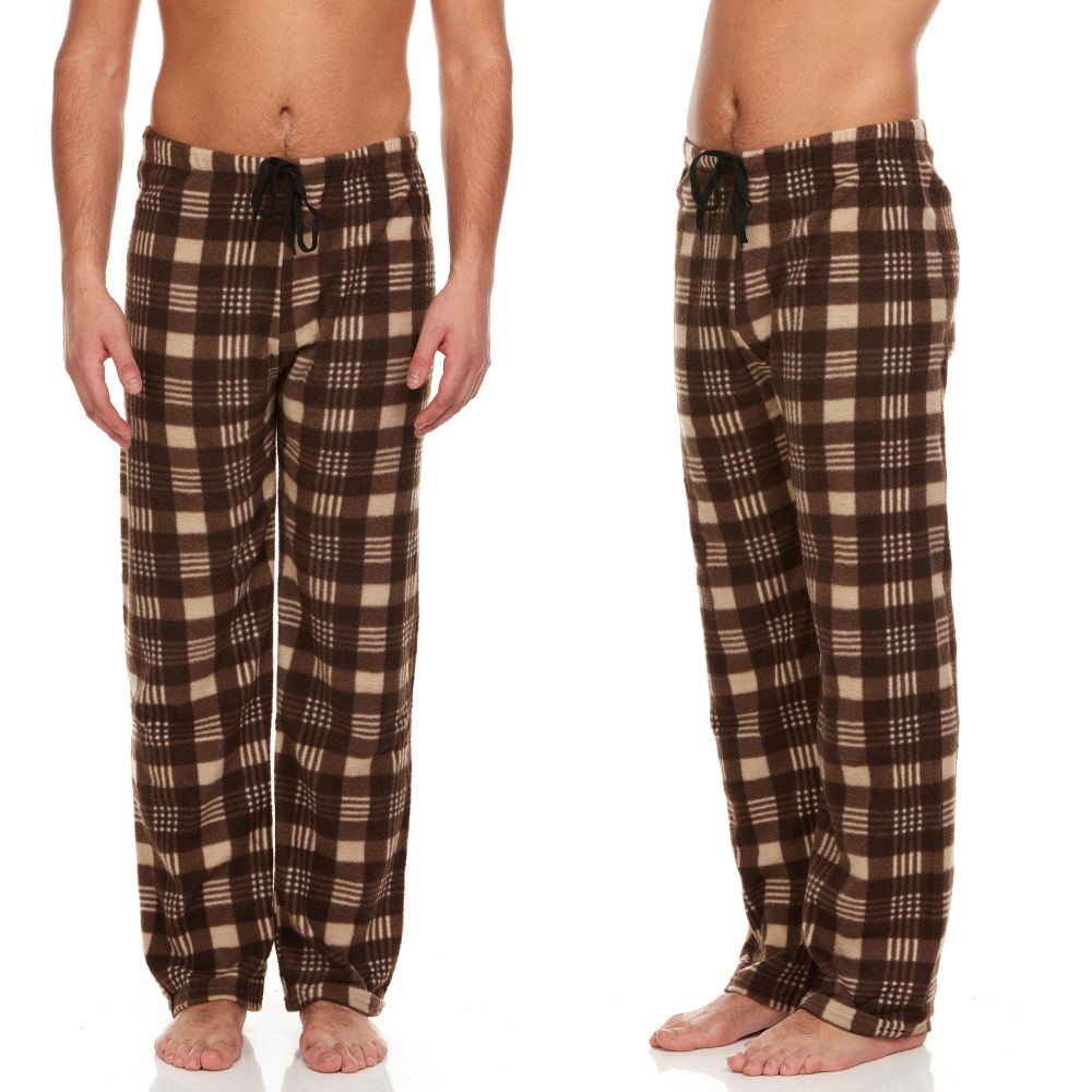 (3-Pack) Men's Microfleece Lounge Pajama Pants