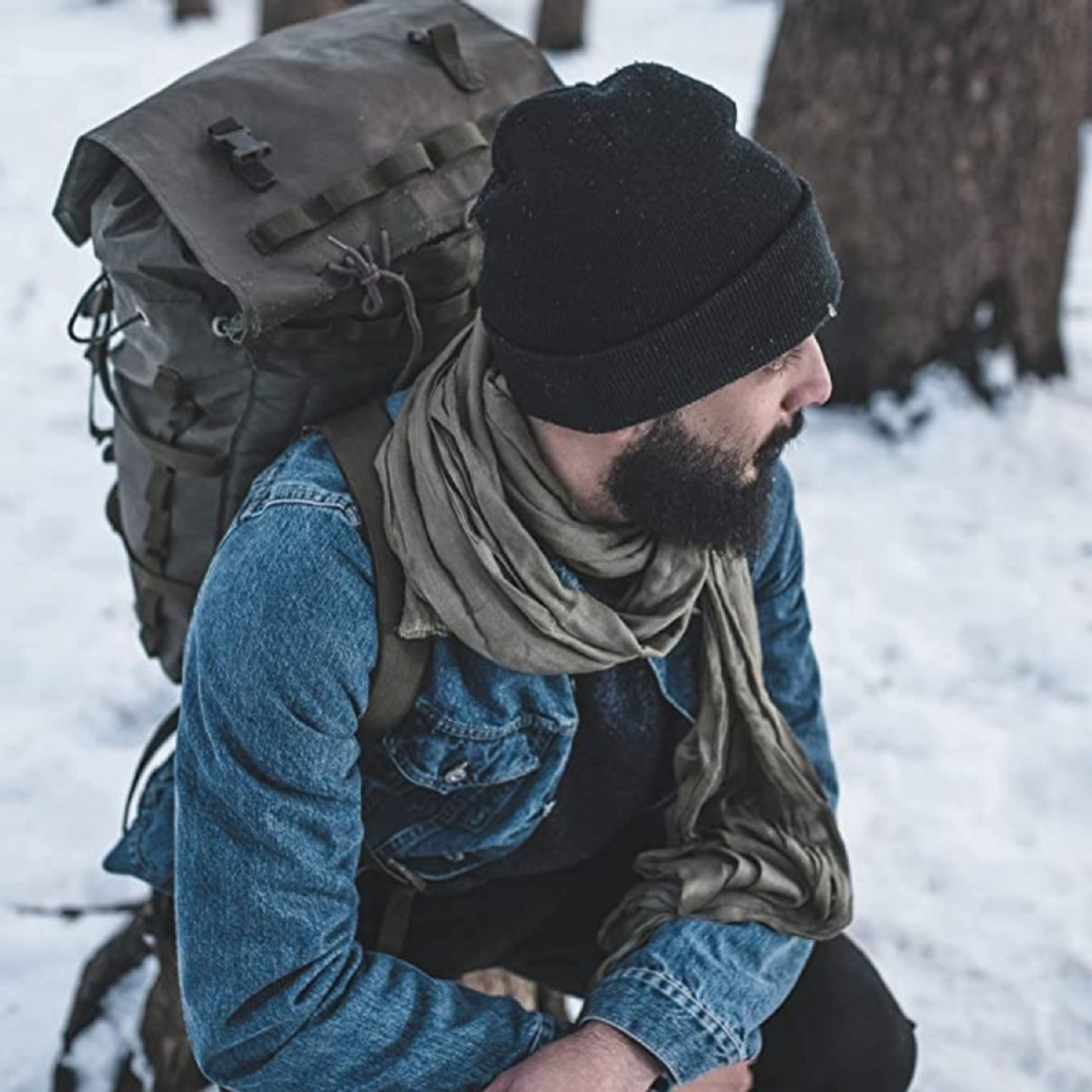 Unisex Fleece-Lined Winter Hat (4-Pack)