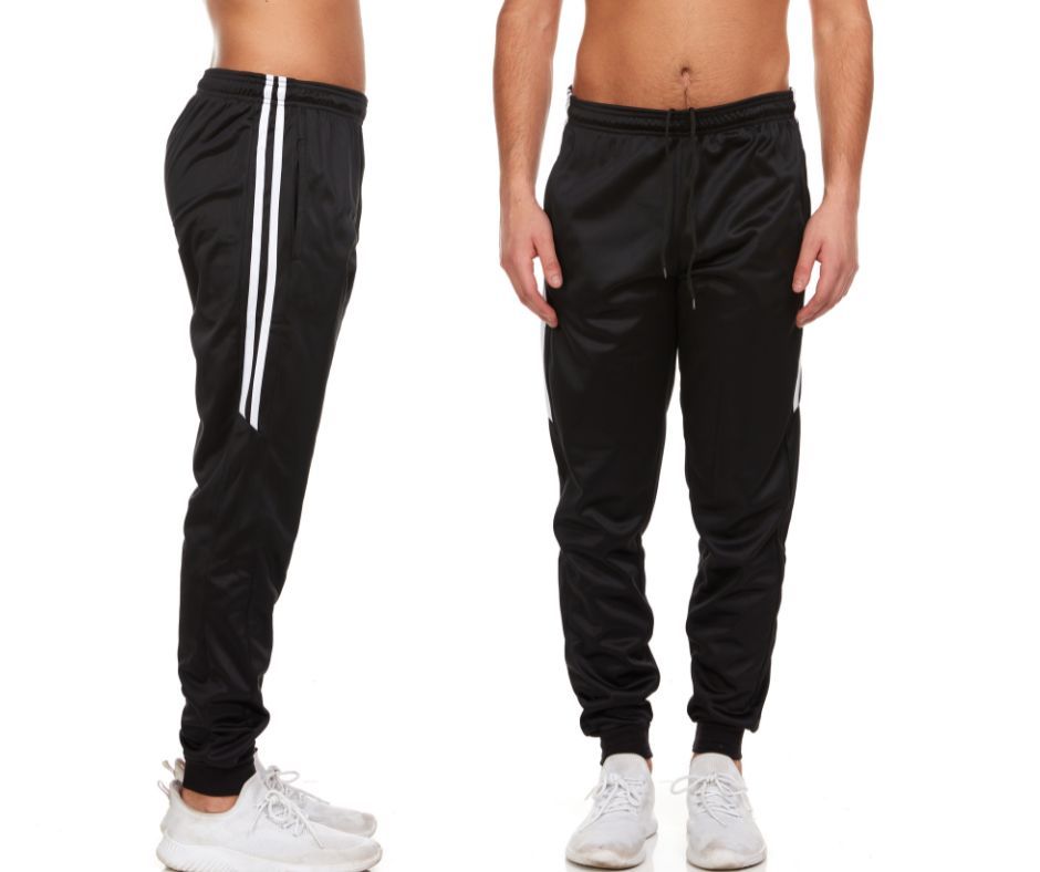 Men's Fleece Active Tricot Joggers with Pockets (3-Pack)