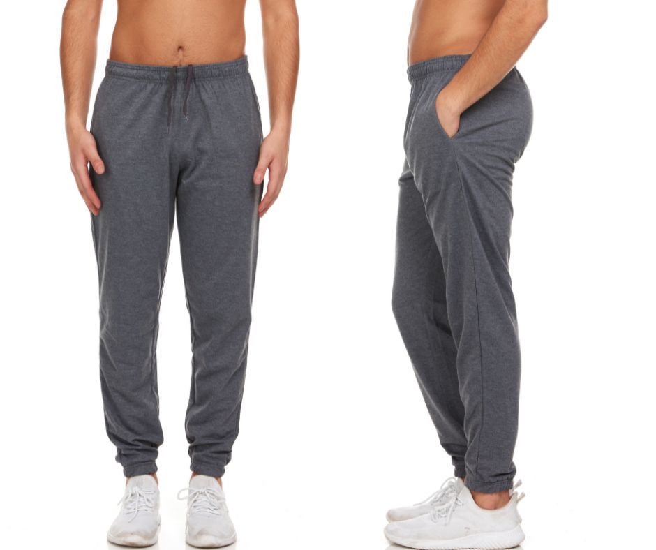 Men's French Terry Joggers with Pockets (3-Pack)