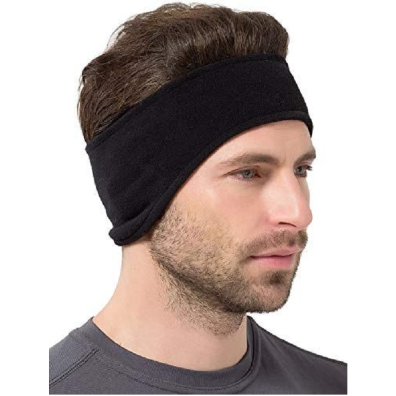 Unisex Fleece-Lined Headband Ear Warmers (3-Pack)