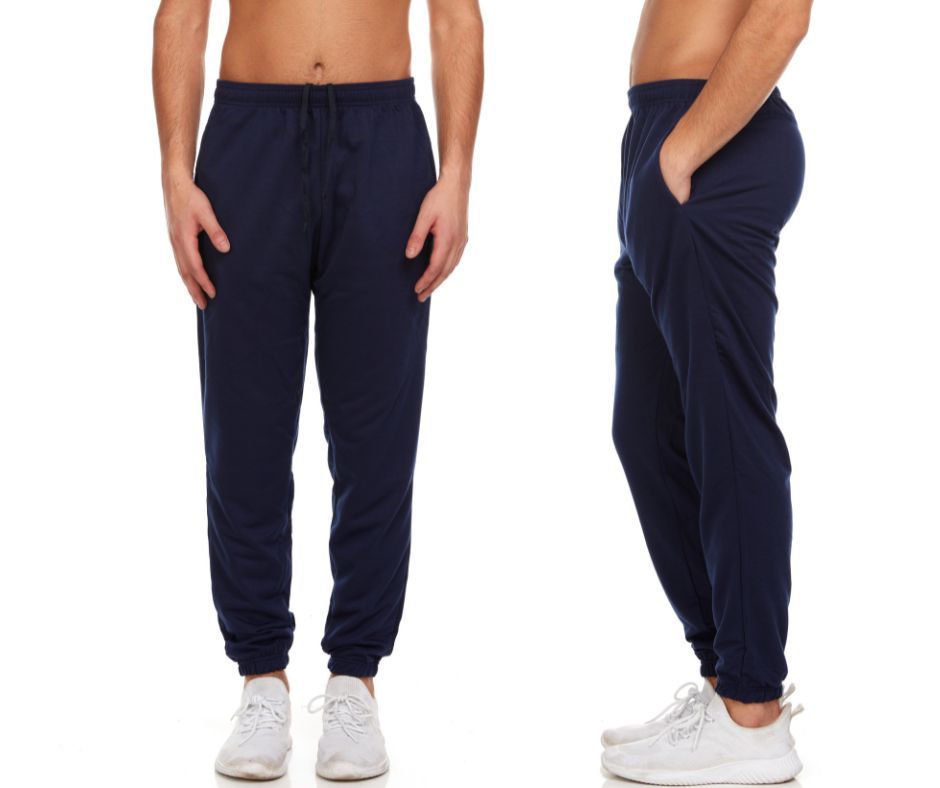 Men's French Terry Joggers with Pockets (3-Pack)