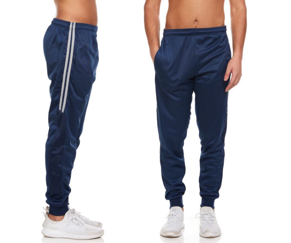 Men's Fleece Active Tricot Joggers with Pockets (3-Pack)