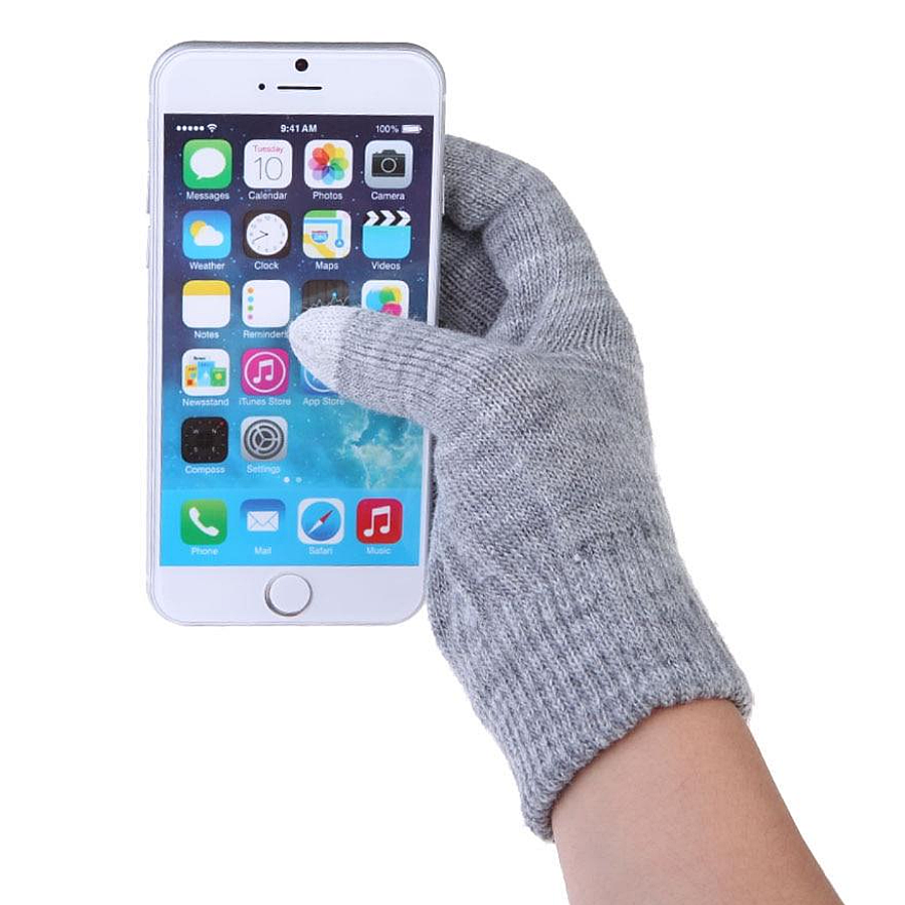 Marled Touchscreen Winter Gloves (6-Pairs)
