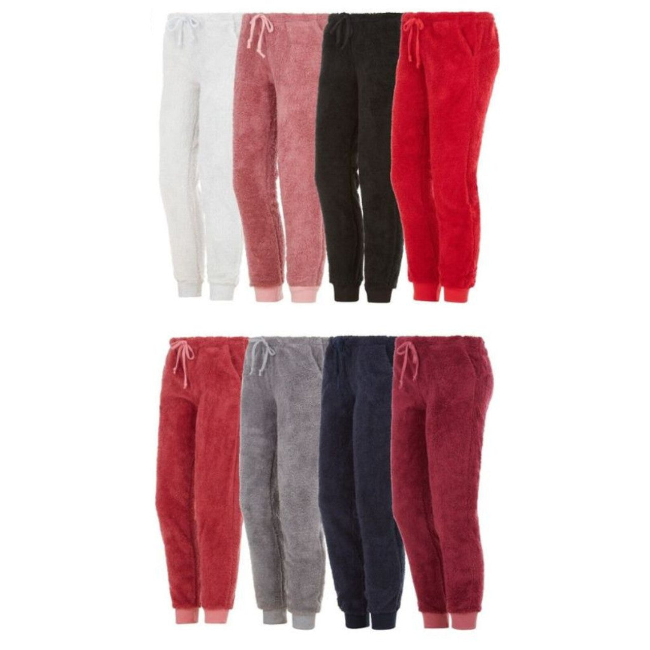 Women's Sherpa Plush Jogger Pants (2-Pack)